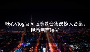 糖心Vlog官网版羡慕合集最撩人合集，现场画面曝光