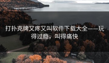 打扑克牌又疼又叫软件下载大全——玩得过瘾，叫得痛快