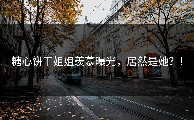 糖心饼干姐姐羡慕曝光，居然是她？！