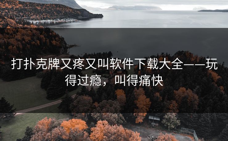 打扑克牌又疼又叫软件下载大全——玩得过瘾，叫得痛快